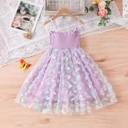 Princess Dress Girls Sleeveless Butterfly Dress - Princess Dress - NNJXD - Mad Fly Essentials