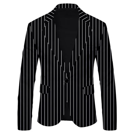 Men Casual Formal Slim-3D Blazer Jacket - Men's Fashion Mad Fly Essentials
