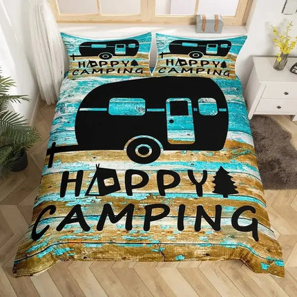 Duvet Set Home Camper 3D Comforter Bedding Set - Duvet Set - Lousidream - Mad Fly Essentials