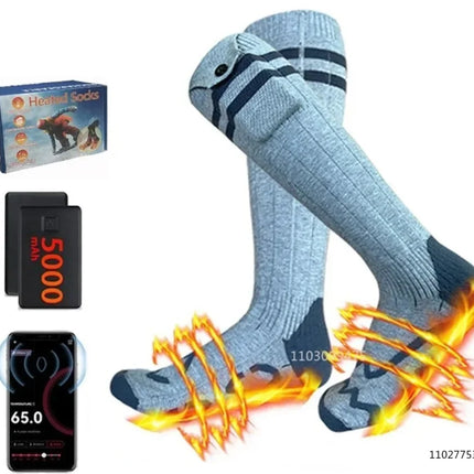 Socks 5000mAh Heated Adjustable Thermal Footwear - Socks - Juummp - Mad Fly Essentials