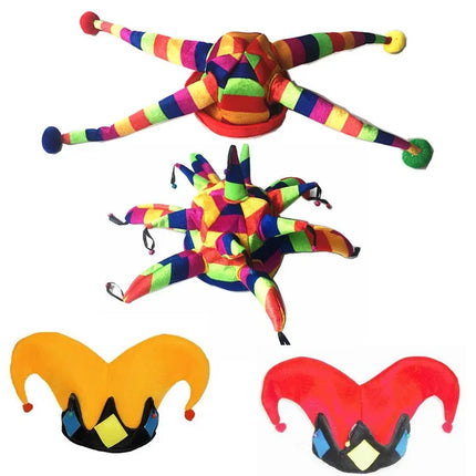 Hat Funny Elf Clown Birthday Cosplay Party Hats - Hat - Orchid - Mad Fly Essentials