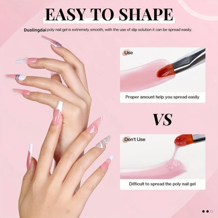 Nail Essentials Poly Nail Gel Kit - 14 Colors Starter Kit - Nail Essentials - Timistory - Mad Fly Essentials