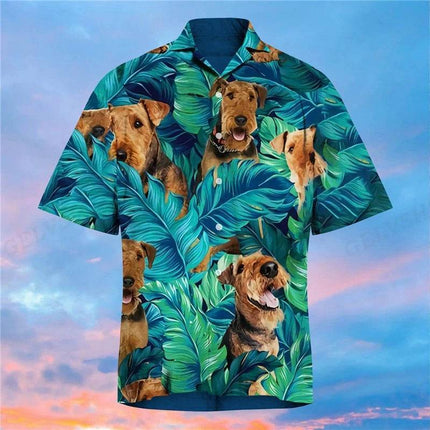 Men 3D Hawaiian American Animal Party Shirts - Mad Fly Essentials
