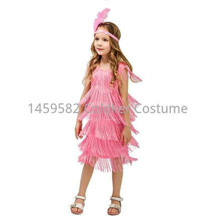 Costume Dress Baby Girl 1920s Latin Flapper Dress - Costume Dress - Prowow - Mad Fly Essentials