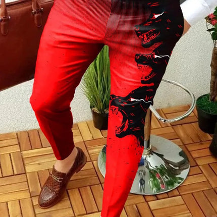 Pants Business Casual Men Checkered Fashion British Pants - Pants - Toplimit - Mad Fly Essentials
