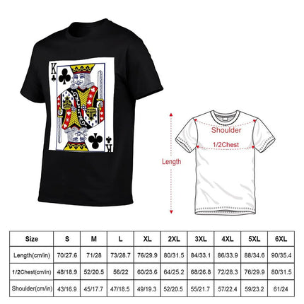 Shirt Men King of Hearts Poker Card T-Shirt - Shirt - Guilan - Mad Fly Essentials