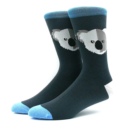 Women Koala Fashion 3D Long Combed Socks