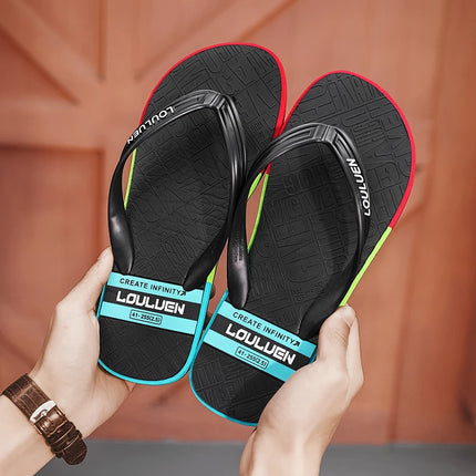 Sandals Men Hot Selling Rainbow Flip Flops - Sandals - Dudeli - Mad Fly Essentials