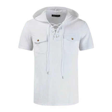 Men Casual Viking Nordic Medieval Pirate Tunic Costume - Mad Fly Essentials