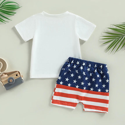 Clothing Set Boy Independence Day Toddler American Outfits - Clothing Set - Canrulo - Mad Fly Essentials