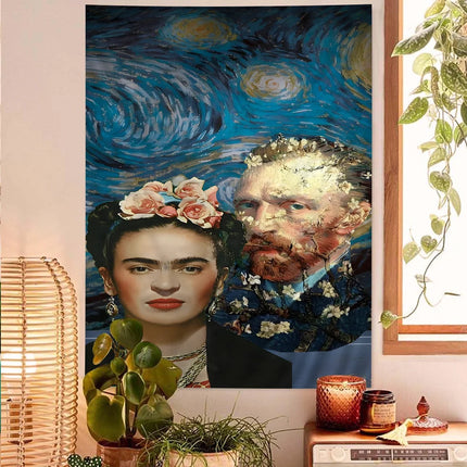 Wall Decor Funny Abstract Van Gogh Friends Canvas - Wall Decor - Hdprints - Mad Fly Essentials