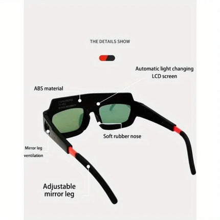 Welding Mask Anti Glare Auto Darkening Glasses - Welding Mask - Kriocy - Mad Fly Essentials