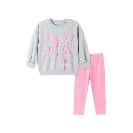 Pajama Set Baby Girl 3D Unicorn 3-12Y Sleepwear - Pajama Set - DXTON - Mad Fly Essentials