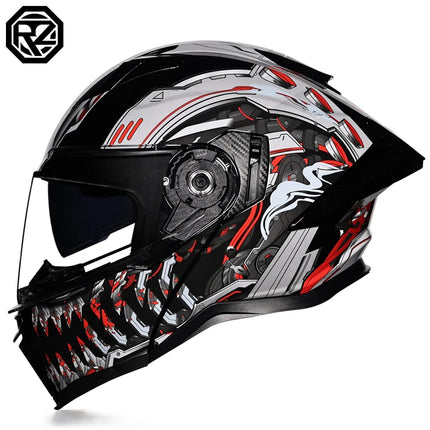 Motorcycle Helmet Orz full Face DOT Tribal Helmet - Motorcycle Helmet - Kemimoto - Mad Fly Essentials