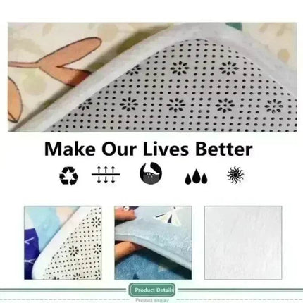 Kids Cartoon Game Carpet Dinosaur Area Rug - Mad Fly Essentials