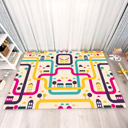 Floor Decor Cartoon Game Kids Room Learning Crawl Mat - Floor Decor - Essential Rugs - Mad Fly Essentials