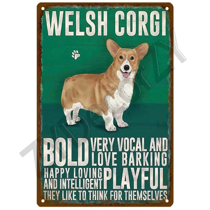 Vintage Dog Beagle Retro Sign Decor