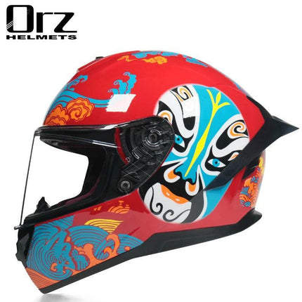 Orz full Face DOT Tribal Motorcycle Helmet - Mad Fly Essentials