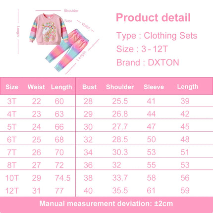 Clothing Set Baby Girls Cartoon Sequin Unicorn Outfit Set - Clothing Set - Vikita - Mad Fly Essentials