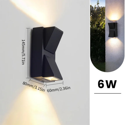 LED Wall Sconce Aluminum IP65 Waterproof Garden Lighting - LED Wall Sconce - Tinlaibor - Mad Fly Essentials