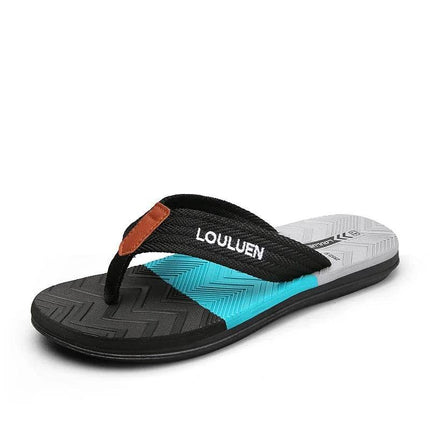 Men Outdoor Beach Multicolor Flip Flops Sandals - Mad Fly Essentials