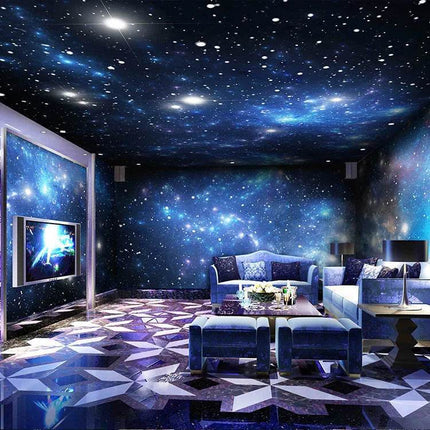 Custom 3D Starry Night Mural Wallpaper - Mad Fly Essentials