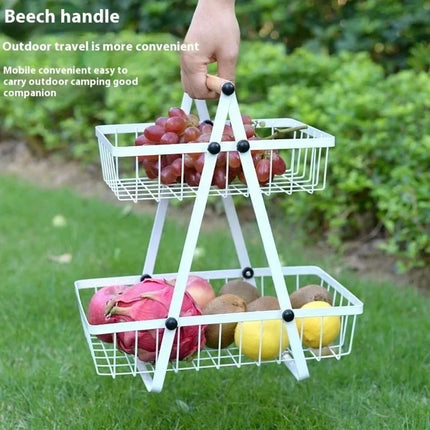 Kitchen Gadget Double Layer Fruit Organizer - Kitchen Gadget - Ootdty - Mad fly Essentials
