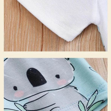 Baby Boy 0-18M Koala Print Jumpsuit Rompers - Mad Fly Essentials