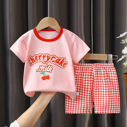 Clothing Set Baby Boys Cartoon Crocodile Top Shorts - Clothing Set - Aosta Betty - Mad Fly Essentials