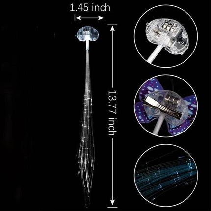 Women LED Luminous Party Hair Braid Lights - Mad Fly Essentials