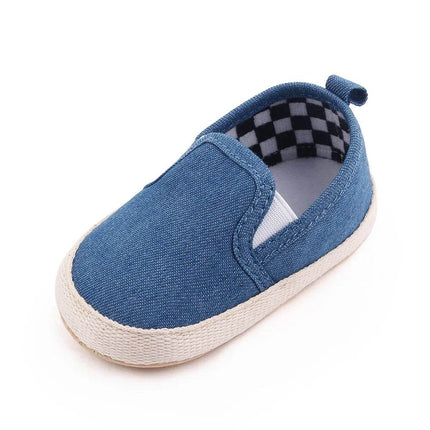 Baby Toddler Solid First Walkers Blue Boys Footwear - Mad Fly Essentials