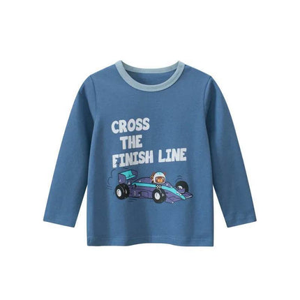 Baby Boys Racecar Long Sleeve Shirt - Mad Fly Essentials