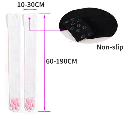 Women 3D Cat Claw Gothic Long Socks