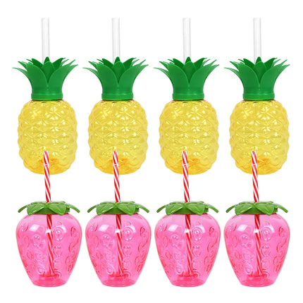 Party Essentials Strawberry Pineapple Hawaiian Cups - Party Essentials - Moonbiffy - Mad Fly Essentials