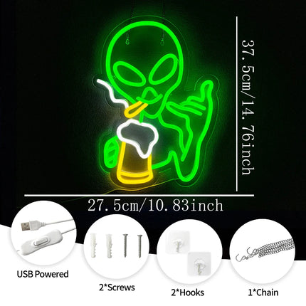 LED Night Light Tiki Bar Animal Neon Signs - LED Night Light - Brochao LED Lighting - Mad Fly Essentials