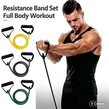 Fitness Essentials Resistance Bands Expander Set - Fitness Essentials - Kweepfull - Mad Fly Essentials