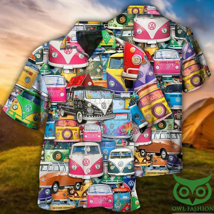 Men Summer Loose Breathable 3D Tiki Animal Hawaiian Shirt