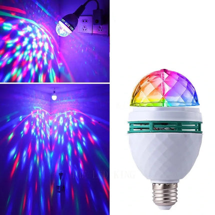 LED Party Light Birthday E27 Auto Rotating Stage Light - LED Party Light - Thebse - Mad Fly Essentials