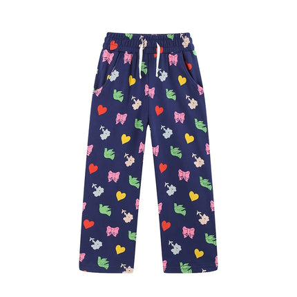 Sweatpants Girl Heart Embroidery Pants - Sweatpants - Jumping Meters - Mad Fly Essentials