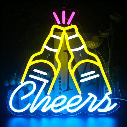 Bar Cheers LED Neon Bar Sign - Mad Fly Essentials