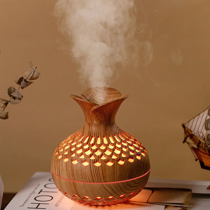 Home Decor Wood Grain USB Ultrasonic Oil Diffuser Home Decor - Home Decor - Kinscoter - Mad Fly Essentials
