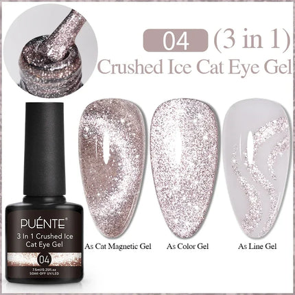 Nail Essentials Green Crystal Cat Magnetic Gel Polish - Nail Essentials - Rikonka - Mad Fly Essentials