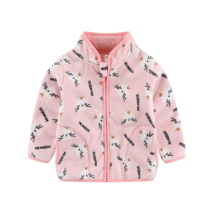 Jacket Girl Heart Zipper Autumn Casual Outerwear - Jacket - Vikita - Mad Fly Essentials