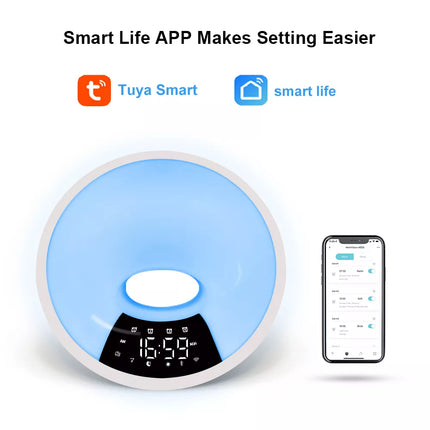 Sunrise Alarm Clock APP Adjustable Bluetooth Radio