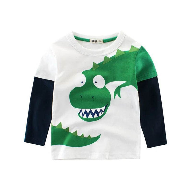 Baby Boy Animal Dinosaur Long Sweater  - Mad Fly Essentials