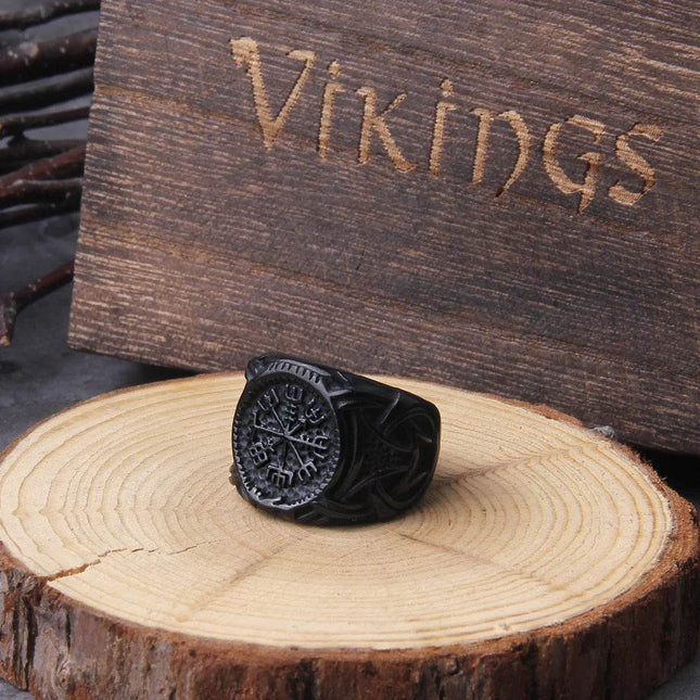 Men Vintage Nordic Viking Helm Ring - Mad Fly Essentials