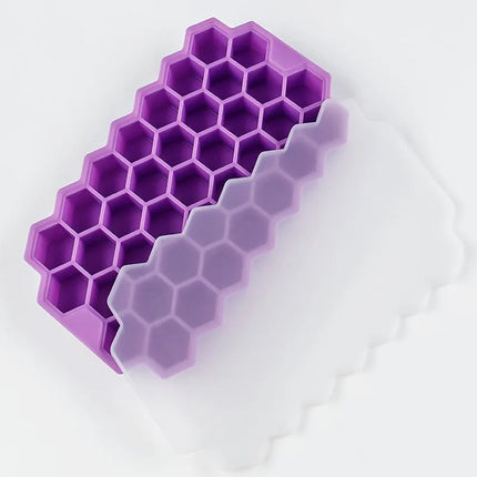 Easy Store Honeycomb Reusable Ice Cube Trays