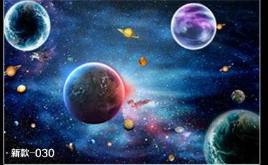 Custom 3D Starry Night Mural Wallpaper - Mad Fly Essentials