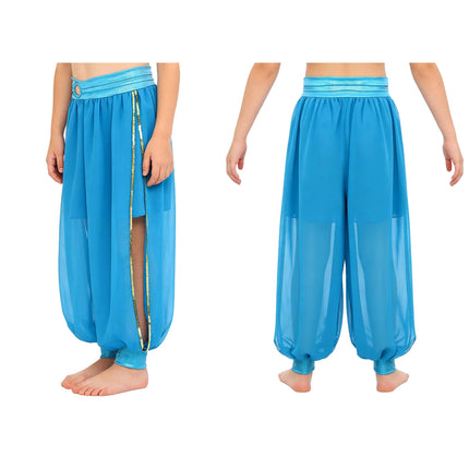 Harem Pants Boy Girl Kids Dance Carnival Sequin Arabic Pants - Harem Pants - Kooy - Mad Fly Essentials