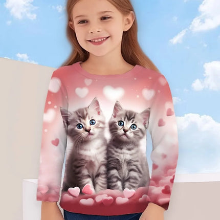 Shirt Baby Girl 3D Unicorn Cat Animal Tops - Shirt - DXTON - Mad Fly Essentials